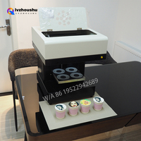 Kualitas Terbaik 4 cangkir Printer makanan tinta dapat dimakan Printer kopi mesin cetak kue Printer Inkjet