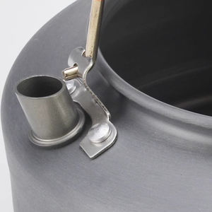 Bouilloire collectrice de chaleur en aluminium anodisé dur spécial camping en plein air Pot de 1,1L camping - Product Image 5