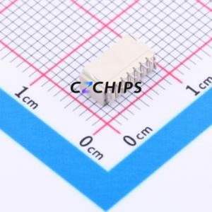 1.0-6PWB Wire-to-Board Pin Header SMD,P=1mm,Horizontal Mount Connector 1x6P 1mm Horizontal Mount SH - Product Image 2