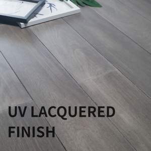 Tablas de Madera de Teca Brasileña Cumaru Sólida Gris Lacada con UV para Pisos de Cocina Moderna, Uso en Exteriores y Parques - Product Image 3