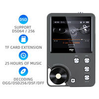 Lecteur MP3 HiFi d'usine avec corps en alliage de zinc, prise en charge de la carte TF 128 Go, son sans perte, lecteur de musique portable pour le sport avec écran de 2 pouces