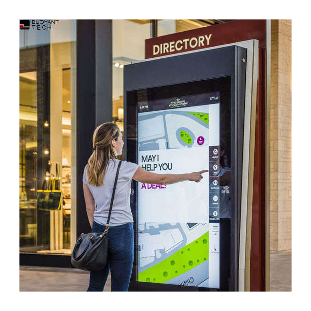 Outdoor LCD Digital Signage Display Wall Vertical LCD Billboard Touch Splicing Screen Electronic Advertising Screen