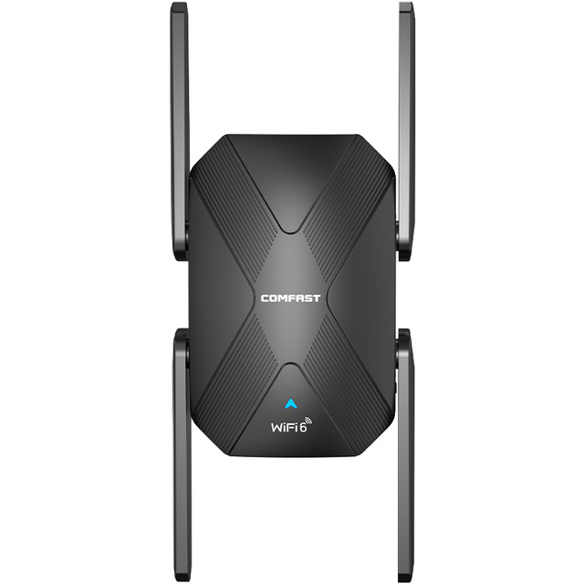 Wifi 6 AX1500Mbps Long Range Wifi Repeater 2.4GHz&5GHz Indoor Dual Band Wireless Wifi Extender