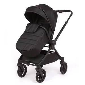 Poussette multifonctionnelle 2-en-1 en alliage d'aluminium de haute qualité Panier de couchage pour bébé Sit Can Lie One-Button Folding - Product Image 4