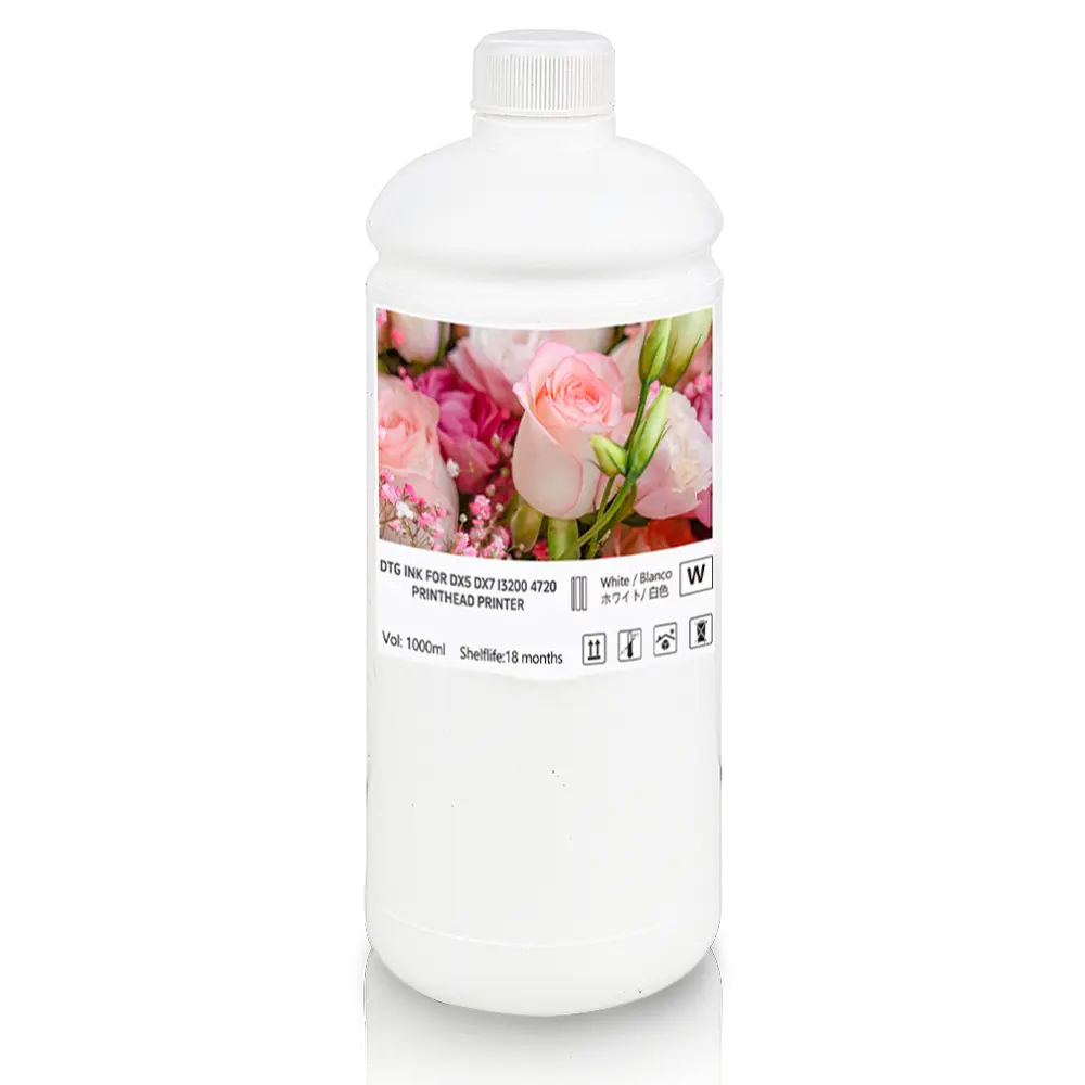 Direkt auf Kleidung 1000 ml DTG-Tinte für EPSON i3200 Druckkopf Tinte DTG Digitaler Textildrucker DTG-Tinten