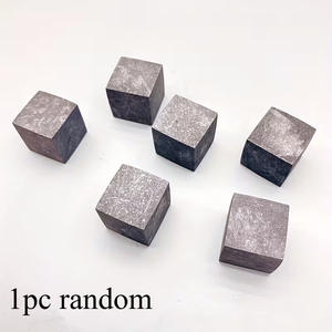 Cubo de Shungita Natural Tallado a Mano, Piedra de Cristal para Decoración, en Oferta - Product Image 5