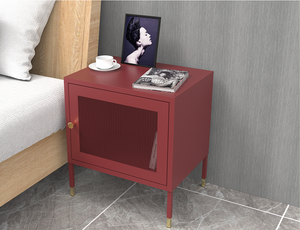 Phòng khách mini lưu trữ tủ giường bên đầu giường thép lưu trữ Locker - Product Image 2