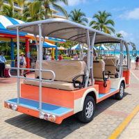 Bus touristique panoramique ZOWN 12 places à moteur puissant pour visites des zones scéniques en montagne