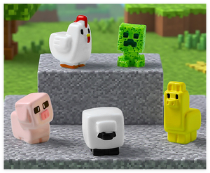 Decoración de jardín de hadas, colección de juguetes de alta calidad, figuritas de animales de granja de resina 3D de Pvc realista, lámpara de cerdo oveja, pollo, conejo, <span class=keywords><strong>Cabra</strong></span> - Product Image 2