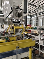 Machine de pesage, de remplissage, de scellage et d'emballage semi-automatique pour matériaux d'étanchéité à l'asphalte froid de 5 kg, 15 kg, 25 kg et 50 kg