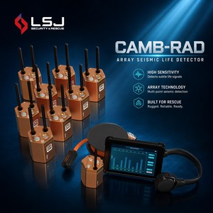 Seismisches Lebensdetektorsystem mit 80m Funkreichweite, IP67 Wasserdicht, Hohe Genauigkeit, Echtzeit-Audio für Erdbebenrettung - Product Image 5