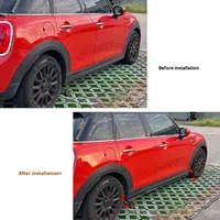 Convient pour BMW Mini Cooper F55 2014-2024, édition standard quatre portes, spoiler de jupe latérale ABS, pièce de modification