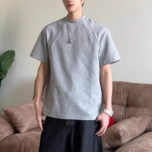 T-shirt Corta Oversize Personalizzata in Stile Estivo alla <span class=keywords><strong>Moda</strong></span>, di Alta Qualità, in Cotone 100% da 280g, Traspirante ed Ecologica, con Ricamo Solido - Product Image 1