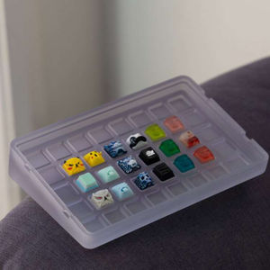 Teclas de Resina Plástica CNC, Contenedor de PC Esmerilado, Estuche de Exhibición <span class=keywords><strong>Archetype</strong></span>, Bandeja Artesanal de Mecanizado CNC, Teclado Keytray - Product Image 3