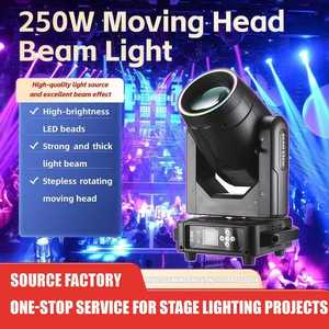 Baiqi 250W chùm di chuyển ánh sáng Luces discoteca Lyre Led Sân Khấu Câu Lạc Bộ vũ trường DJ đèn Sharpy chùm 250 di chuyển đầu ánh sáng - Product Image 2