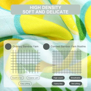 来样定做印花婴儿毯细布襁褓毯包<span class=keywords><strong>2</strong></span>层婴儿透气纱布襁褓经纱接收毯 - Product Image 4