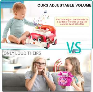 Yavru bebek telefonu oyuncak piyano oyunu oyna Pretend oyuncaklar çocuklar cep telefonu işık-up erken öğrenme ile, yürümeye başlayan çocuk için konuşma telefon oyna - Product Image 3