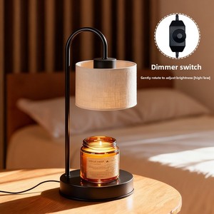 Simple European American Style Aromatherapy Melting Wax Candle Lamp Timing Dimmable 220V Ambient <strong>Light</strong> Night <strong>Light</strong> Bedroom <strong>Table</strong> - Product Image 4