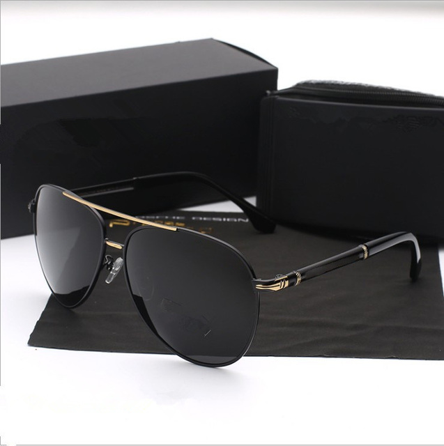 Newest Luxury Designer Famous Brands Classic Sun Glasses High End Men Driving Polarized Sunglasses