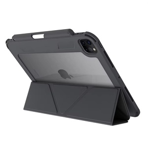 Nouvelle conception 2025, coque de protection intelligente en cuir pour iPad, transparente, 2,0 mm, PC, protection contre les chocs aux quatre coins, pour iPad Air 10,9 pouces 6/5/4e génération - Product Image 4