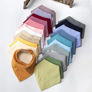 Fábrica Venda Direta Preço Drool Alimentação Alimentar Soft Water Proof China Wholesale Baby Bibs Bandana Algodão Baby Bibs