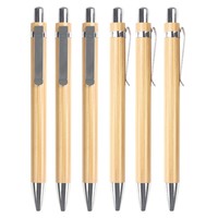 Vente en gros de stylos à bille en bambou personnalisés avec logo, gravure artisanale, écologiques, promotionnels