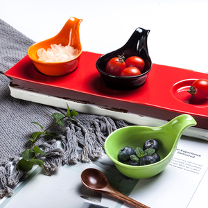 Mini bol en céramique option, vaisselle pour Sauce <span class=keywords><strong>soja</strong></span>, vinaigre japonais - Product Image 6