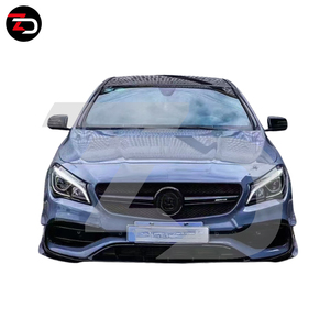 Kit carrosserie style CLA45 2017-2019 en gros avec pare-chocs, calandre principale, jupes latérales pour <span class=keywords><strong>CLA</strong></span> Classe W117 2013-2016 CLA180 200 <span class=keywords><strong>220</strong></span> 250 260 - Product Image 6