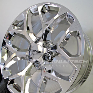 XINLAI Nuevas Llantas de Aleación de Aluminio Forjado Cromadas Personalizadas de 22-26 Pulgadas 6x139.7 para Chevrolet Silverado/GMC Yukon/ - Product Image 4