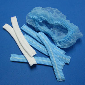 غطاء بولي بروبلين مستدير أبيض وأزرق للاستعمال مرة واحدة للبيع بالجملة قبعة رأس غير منسوجة قبعة طبية للطبيب أغطية غرف الأبحاث برأس جراحي - Product Image 6