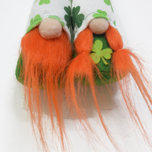Attiigny 2026 Gnomo Verde di San Patrizio da Appendere, Mini Peluche Tomte per la Festa di San Patrizio con Ornamento Trifoglio Nisse - Product Image 4
