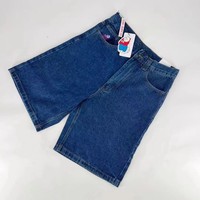 Jorts Amples Personnalisés OEM, Jeans Courts Baggy en Denim de Haute Qualité pour Hommes, Vente en Gros