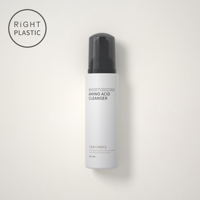 Bouteille ronde en PE RiGHT PLASTIC FEA 30ml 60ml 120ml 100ml 150ml 200ml Contenant cosmétique personnalisé Bouteille vide avec pompe moussante pour nettoyant visage