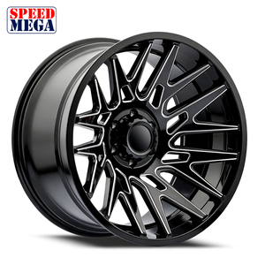 Rines SPEED MEGA Negros de Aleación 26x12J con Acabado Mecanizado para SUV y Camionetas - Product Image 1