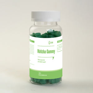 Gummies énergisantes Super <span class=keywords><strong>Green</strong></span>, antioxydantes et stimulant le métabolisme, avec de la poudre de matcha biologique, compléments vitaminiques - Product Image 1