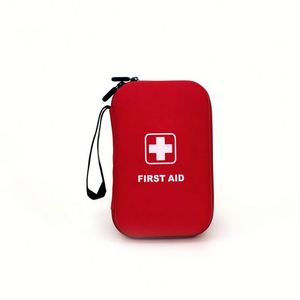 Trousse de premiers secours rouge pratique, portable, étanche, grande capacité, sac d'urgence pour usage extérieur et domestique, personnalisable - Product Image 1