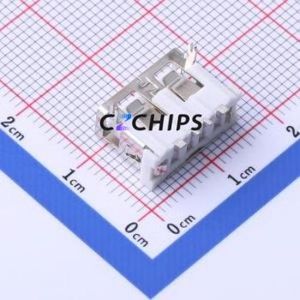 919-162A1012S10400 USB Connector SMD Connector ( Connector Type: Type-A )( Protocol Standard: USB 2.0 )( Gender: Female ) - Product Image 2