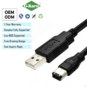 Câble USB Firewire IEEE400 1394 en cuivre, blindé PVC, AM vers 6P, pour connexion de carte son d'ordinateur - Product Image 1