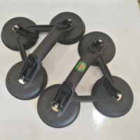 Ventosa de Succión TPR con Mango de 325 mm y Capacidad de Elevación Vertical de 85 kg para Uso en Construcción