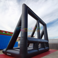 Écran de projection gonflable pour extérieur Funworld, installation facile, style cinéma, tissu Oxford, fermeture à double couture, international