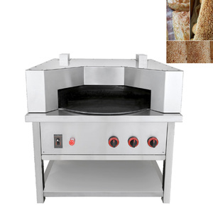 Thép Không Gỉ Khí Đốt Tự Nhiên Quay Lò Pita Tortilla Naan Bánh Mì Lò Tự Động Xoay Lò Hồng Ngoại Với 90Cm Tấm - Product Image 2