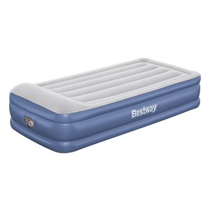 Colchón Inflable Portátil <span class=keywords><strong>Bestway</strong></span> 67628/67629, Individual, con Bomba <span class=keywords><strong>de</strong></span> Aire Integrada, Revestimiento Antimicrobiano, 1.91m X 97cm X 46cm, para Dormitorio, 150kg - Product Image 1