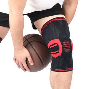 Soporte <span class=keywords><strong>para</strong></span> la rodilla de silicona con relleno de ligamento de rótula, estabilizadores de doble cara de alta elasticidad - Product Image 2
