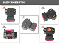 Sensor de Posición del Acelerador (TPS) Electrónico Premium Compatible con Ford y Mercury L4 V6 TH74 E7DZ9B989A F2DZ-9B989-BA de 1987-1995