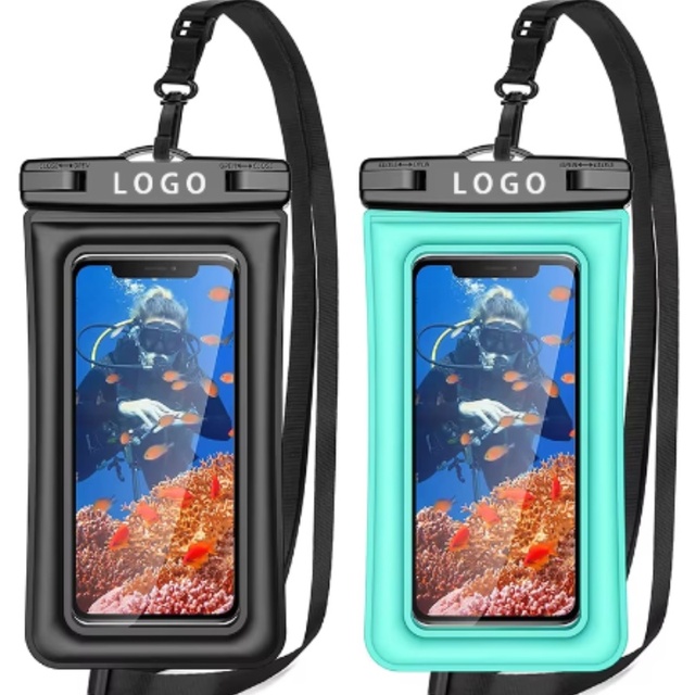 Outdoor IPX8 Waterproof PVC Phone Pouch Dry Bag for Travel & Diving Mobile Phone Case for Lake River & Ocean Waters