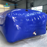 Réservoir d'eau portable gonflable pliable en PVC 5000L.