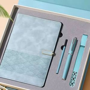 New Product Ideas 2026 PU Notebook Luxury Corporate Gift Set with Customization Business Office <b>Diary</b> Notebook Set - Product Image 1