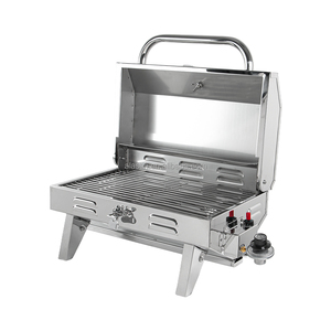 Suministros marinos personalizados Parrilla de barbacoa portátil 12000 BTU 304 Soporte inclinado de acero inoxidable Montaje Parrilla de <span class=keywords><strong>gas</strong></span> para yate - Product Image 1