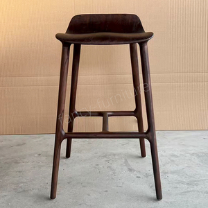 Chaise <span class=keywords><strong>de</strong></span> bar en bois nordique, mobilier <span class=keywords><strong>de</strong></span> <span class=keywords><strong>salle</strong></span> <span class=keywords><strong>à</strong></span> <span class=keywords><strong>manger</strong></span>, tabourets <span class=keywords><strong>de</strong></span> bar modernes et minimalistes pour la cuisine - Product Image 1