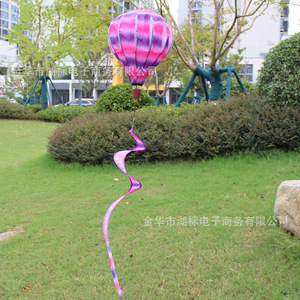 <span class=keywords><strong>Montgolfière</strong></span> Vent Spinner Arc-En-Ciel Suspendu Vent Twister Jardin Extérieur Décor Enfant Cadeau Festival Célébration <span class=keywords><strong>Montgolfière</strong></span> - Product Image 6